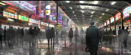 Concept art from the Untitled Blade Runner Sequel.
