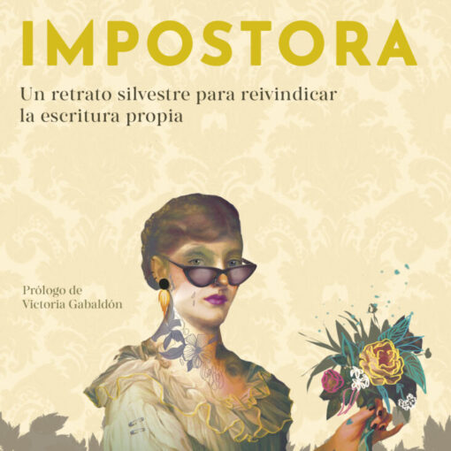 Imagen de cubierta: señora de época con gafas de sol modernas con fondo amarillo.